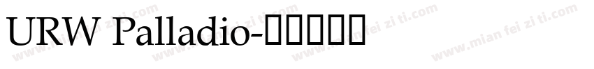 URW Palladio字体转换